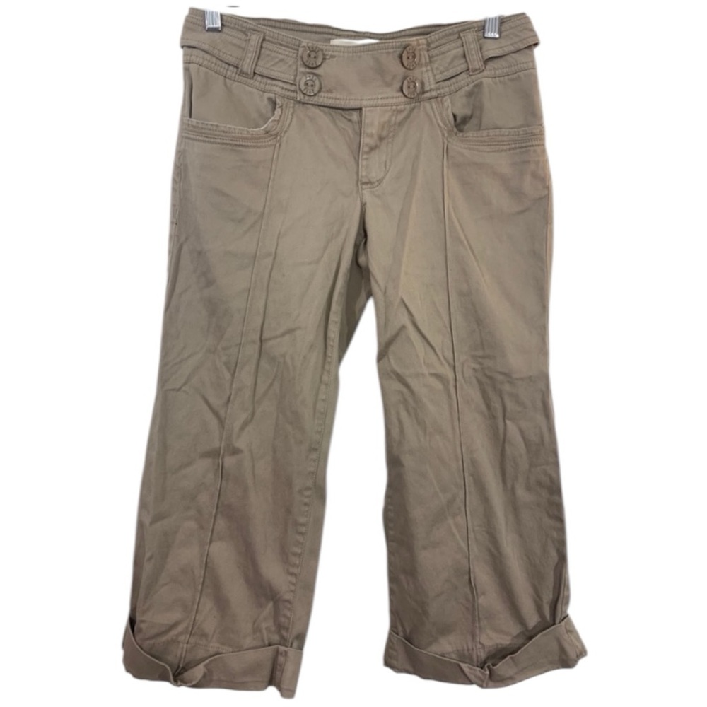 5for20 Jolt khaki mid rise cropped cargo capris